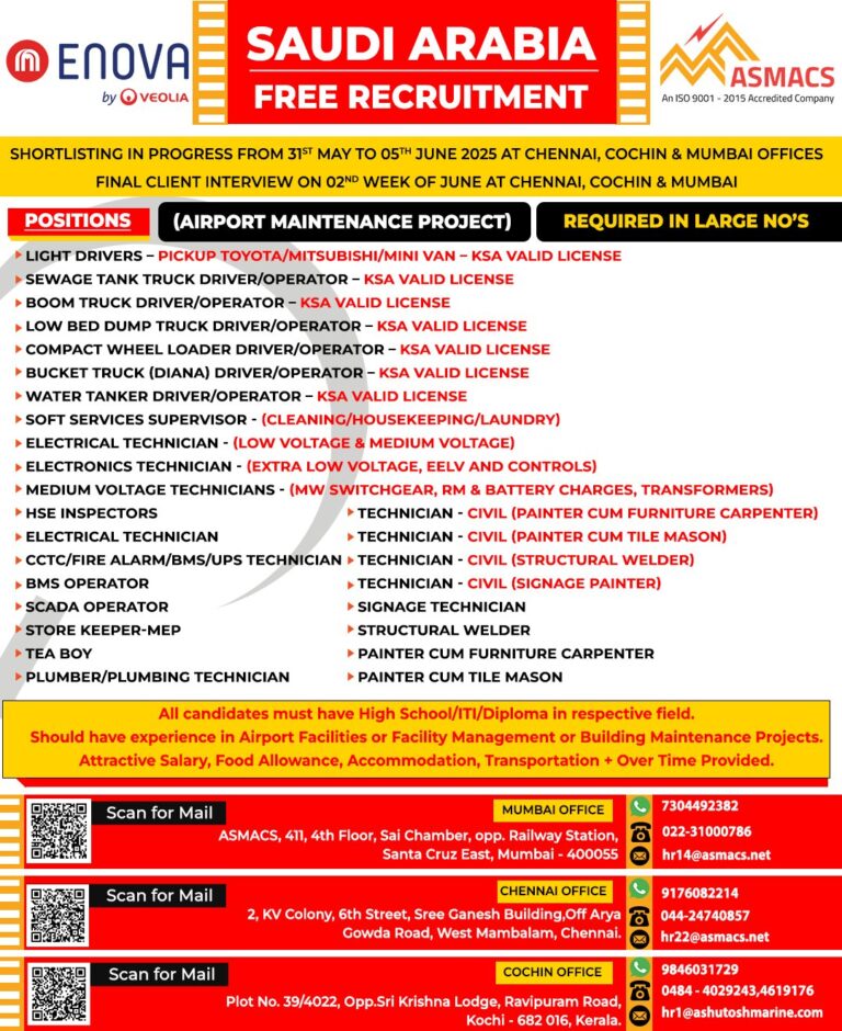 Jobs in Saudi Arabia