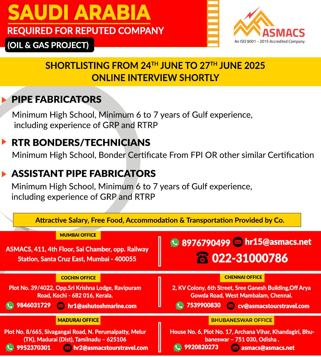 Job Openings for Saudi Arabia